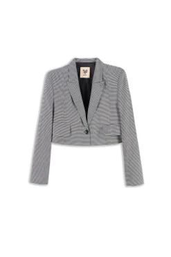 CROP BLAZER GOLDIE
