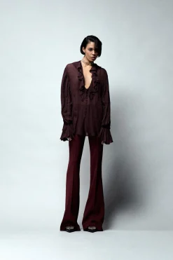 RUFFLE BLOUSE BIBA