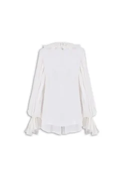 RUFFLE BLOUSE BIBA